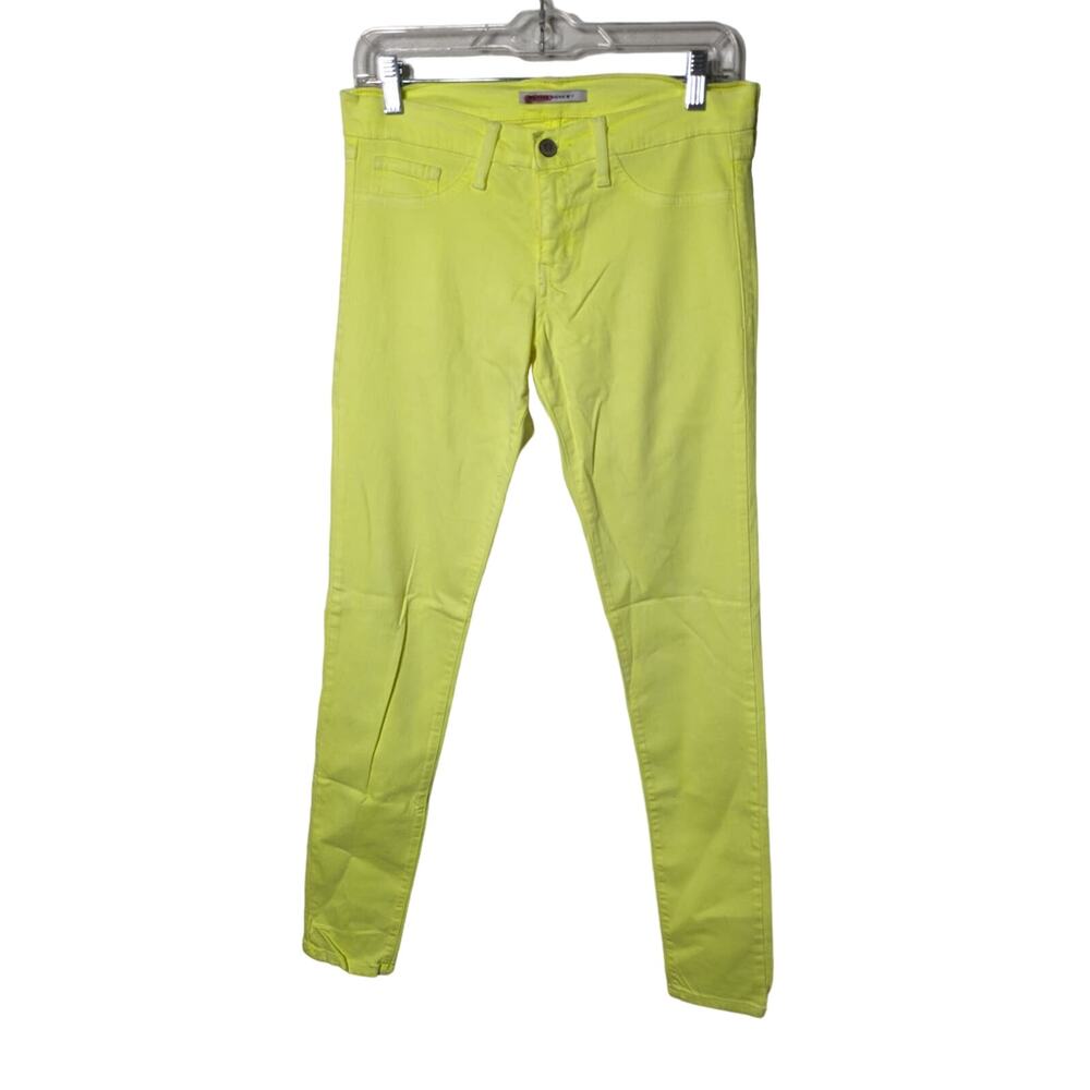 Flying Monkey Fluorescent Yellow Skinny Jeans Size 29
